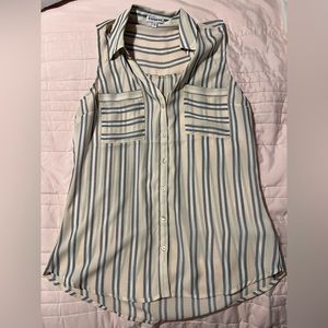 Express collared women’s flowy tank size S
